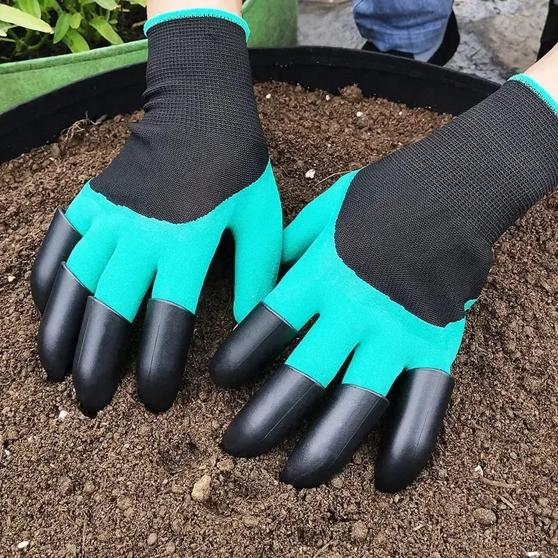 Gants à griffes pour creuser la terre sans outil